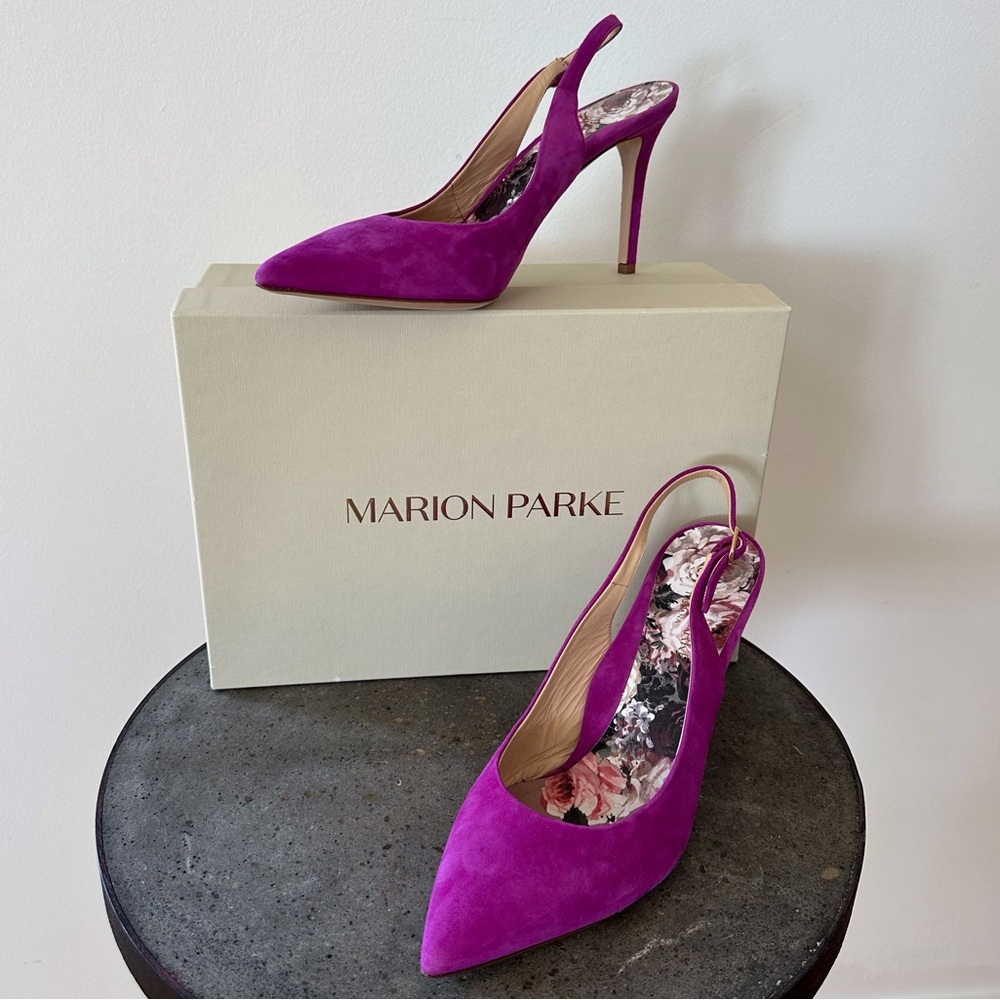 Marion Parke Suede Slingback